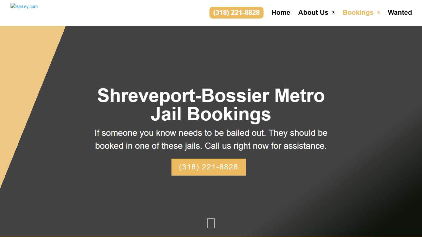 Bail-ey.com - Jail Bookings for Shreveport-Bossier Metro Areas